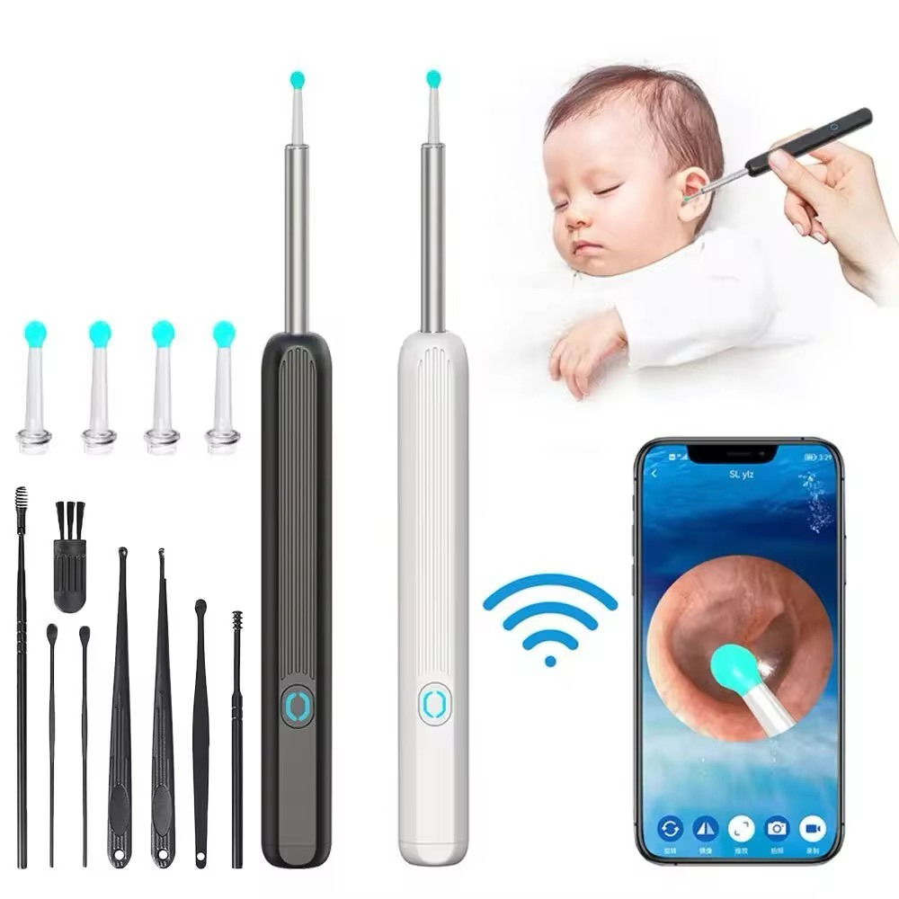 🔥 Nettoyeur d’oreilles intelligent avec caméra HD – Prenez soin de vos oreilles avec précision et sécurité ! 🔥
