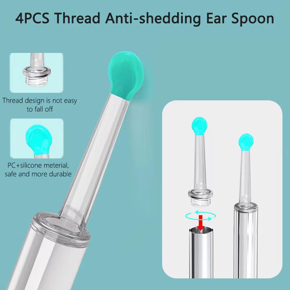 🔥 Nettoyeur d’oreilles intelligent avec caméra HD – Prenez soin de vos oreilles avec précision et sécurité ! 🔥