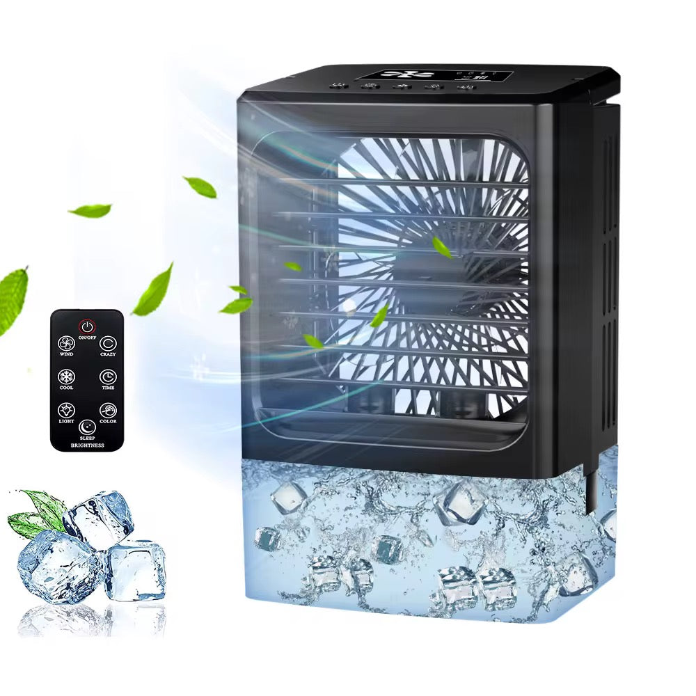 ❄️ Mini Climatiseur Portable 4-en-1 – Fraîcheur immédiate à portée de main ! ❄️