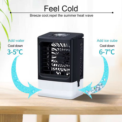 ❄️ Mini Climatiseur Portable 4-en-1 – Fraîcheur immédiate à portée de main ! ❄️